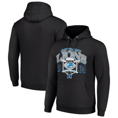 Detroit Lions Starter 80s Retro Pullover Hoodie Black - NFL