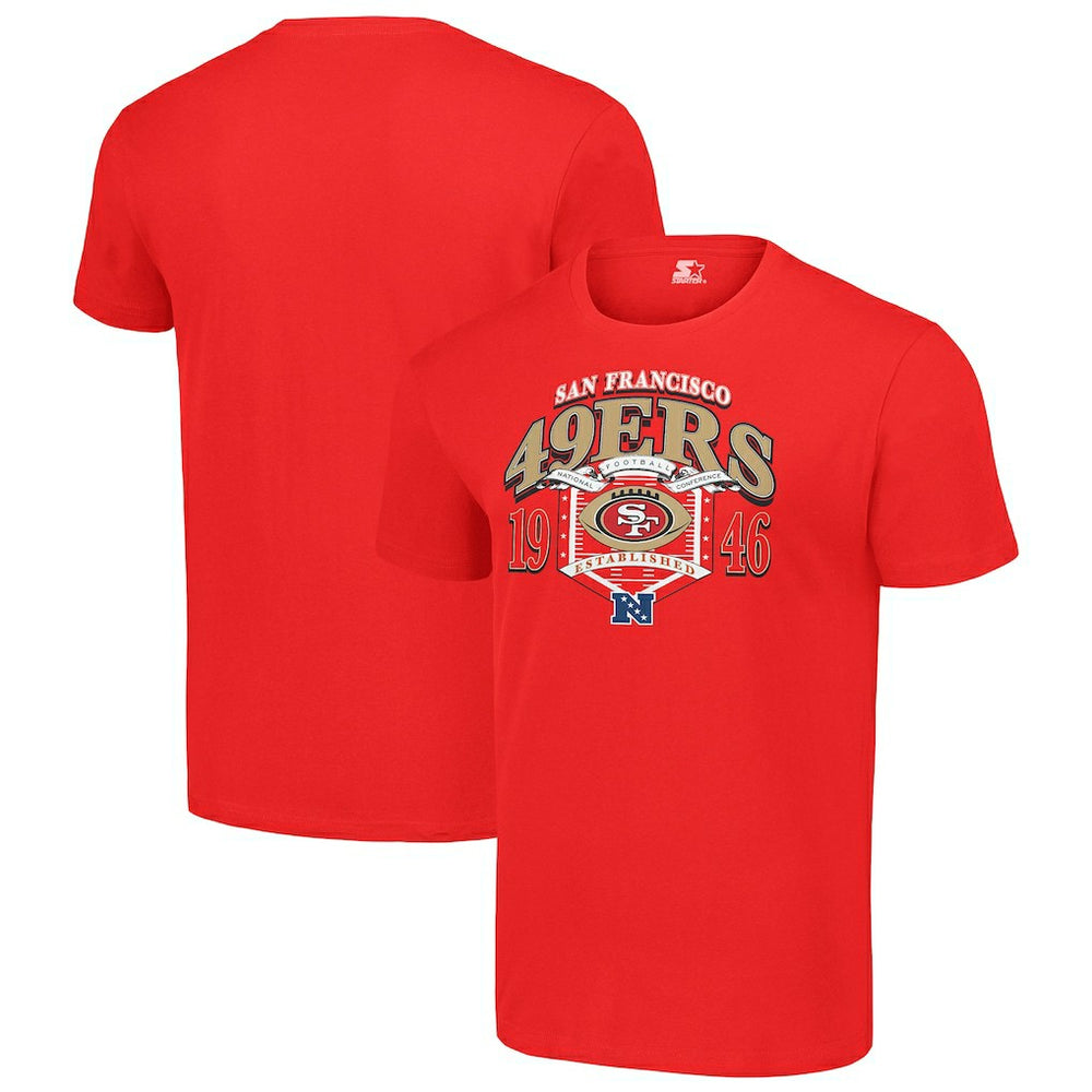 San Francisco 49ers Starter ‘80s Inspired T-Shirt Scarlet - NFL