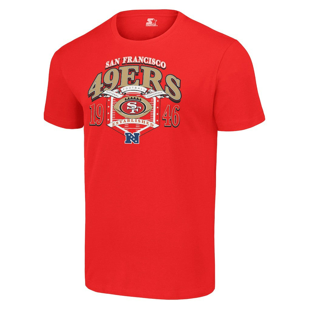 San Francisco 49ers Starter ‘80s Inspired T-Shirt Scarlet - NFL