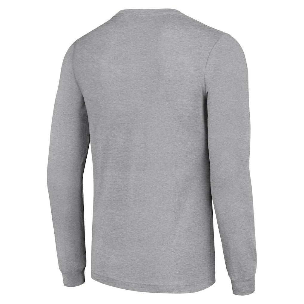 Chicago Bears Starter Retro Long Sleeve Graphic T-Shirt Heather Gray - NFL