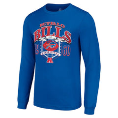 Buffalo Bills Starter Retro Long Sleeve Graphic T-Shirt Royal - NFL