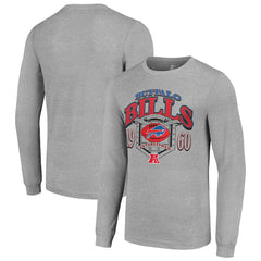 Buffalo Bills Starter Retro Long Sleeve Graphic T-Shirt Heather Gray - NFL