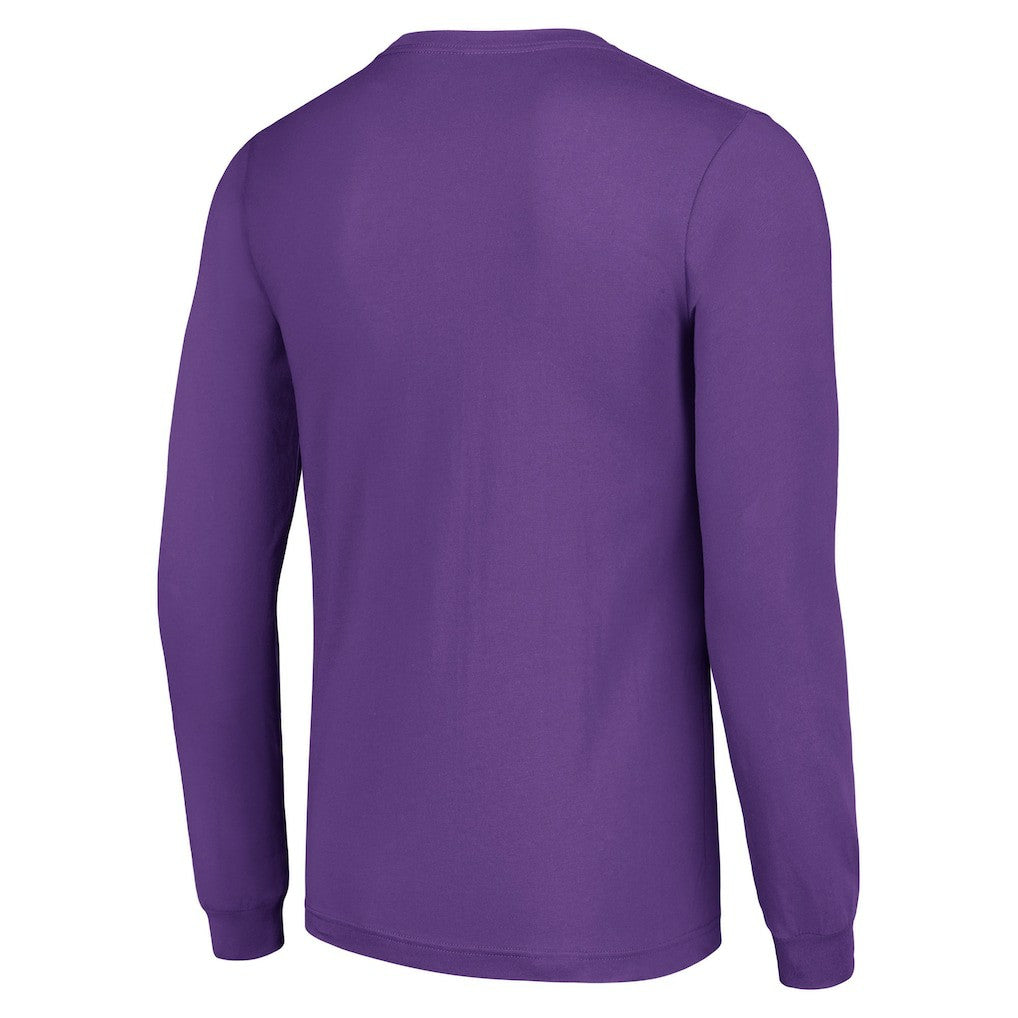 Minnesota Vikings Starter Retro Long Sleeve Graphic T-Shirt Purple - NFL