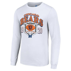 Chicago Bears Starter Retro Long Sleeve Graphic T-Shirt White - NFL