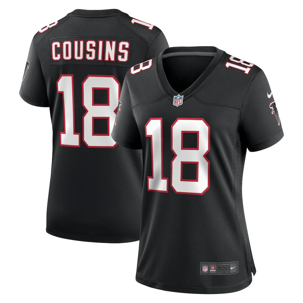 Kirk Cousins Atlanta Falcons Women's Alternate Game Jersey Black - Nike