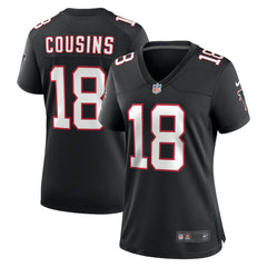Kirk Cousins Atlanta Falcons Women's Alternate Game Jersey Black - Nike
