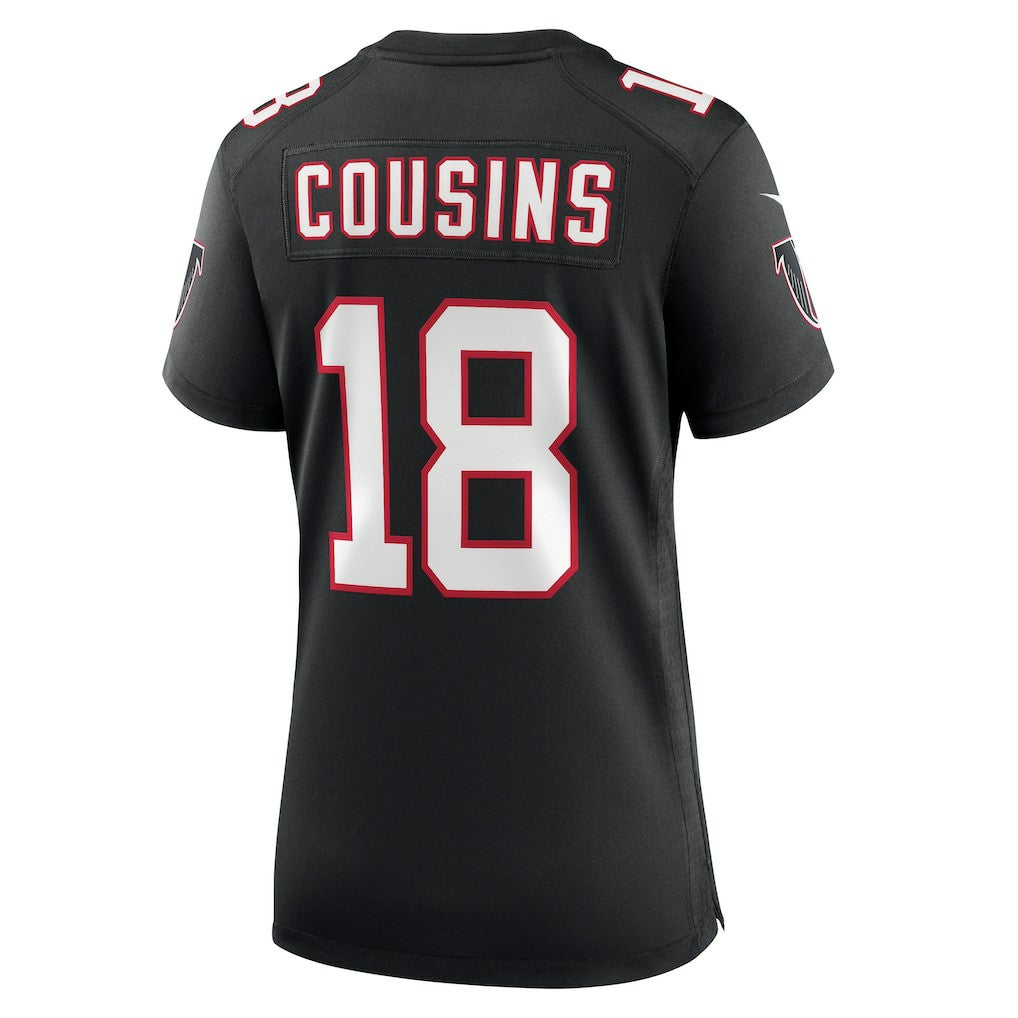 Kirk Cousins Atlanta Falcons Women's Alternate Game Jersey Black - Nike