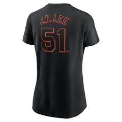 Jung Hoo Lee San Francisco Giants Nike Women's Cooperstown Collection Fuse Name & Number T-Shirt for sale