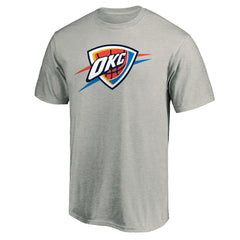 NBA - Oklahoma City Thunder Primary Logo T-Shirt - Heather Gray