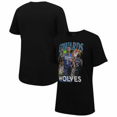 NBA - Anthony Edwards Minnesota Timberwolves Stadium Essentials Unisex Player Crossroads T-Shirt - Black