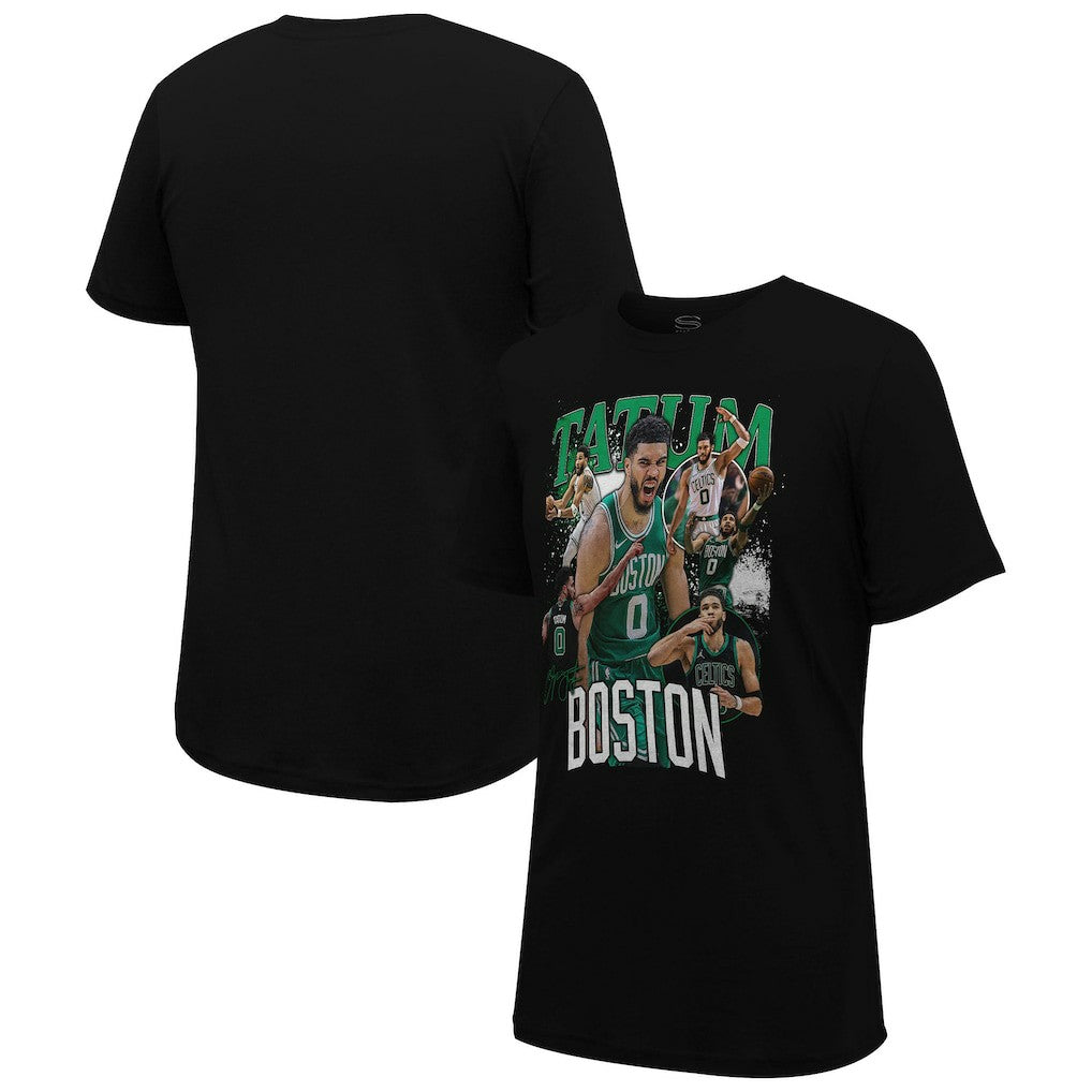 NBA - Jayson Tatum Boston Celtics Stadium Essentials Unisex Player Crossroads T-Shirt - Black