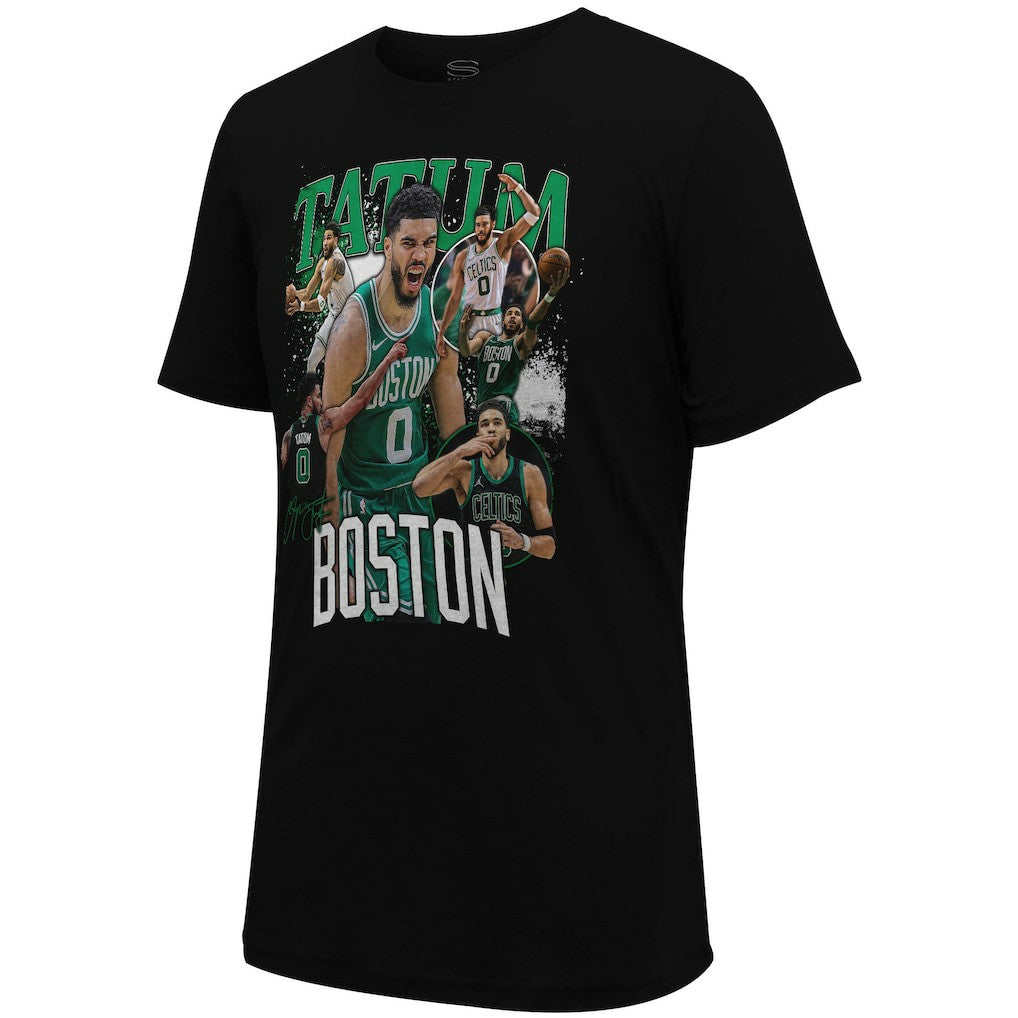 NBA - Jayson Tatum Boston Celtics Stadium Essentials Unisex Player Crossroads T-Shirt - Black