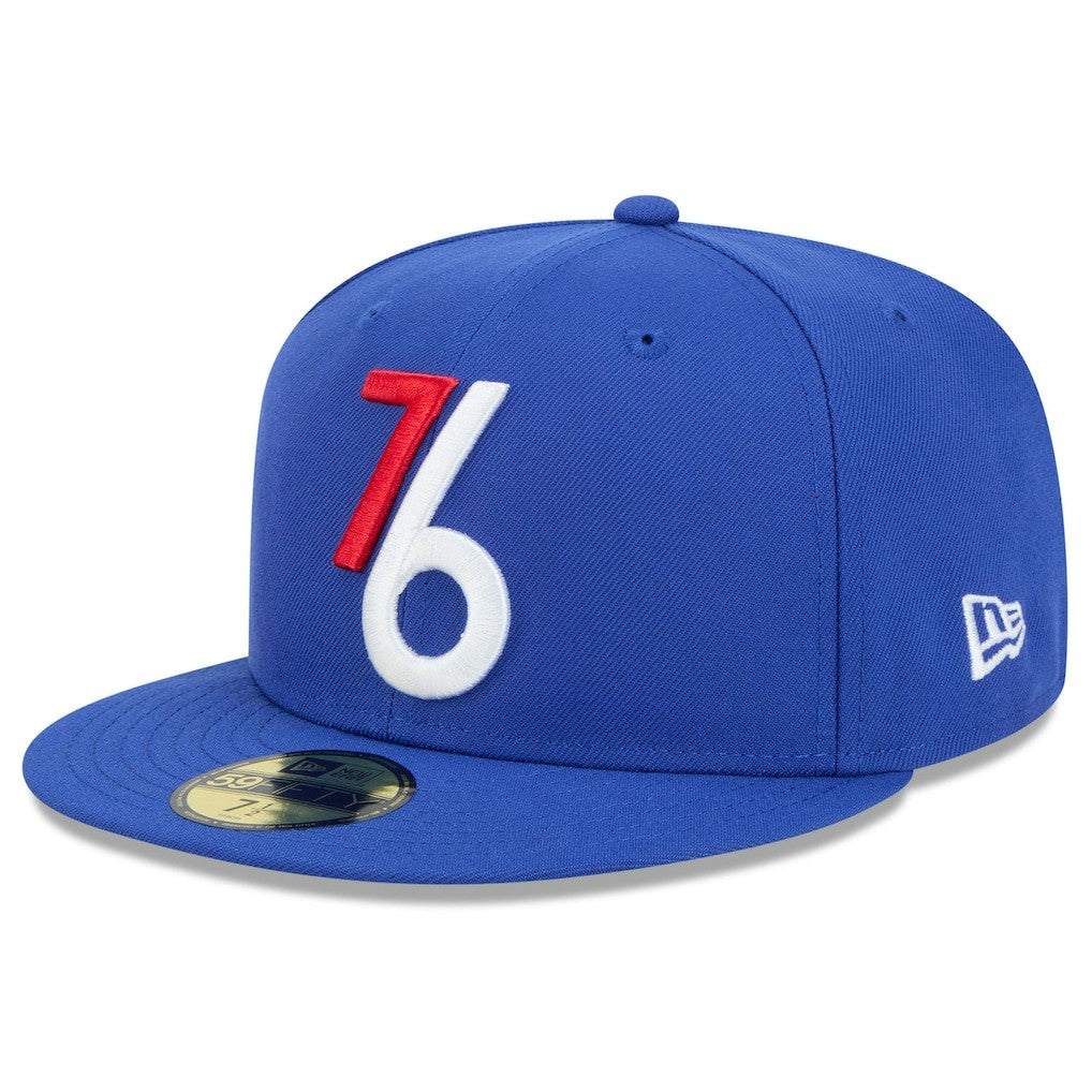 New Era - Philadelphia 76ers 2024/25 City Edition Alternate 59FIFTY Fitted Hat - Royal