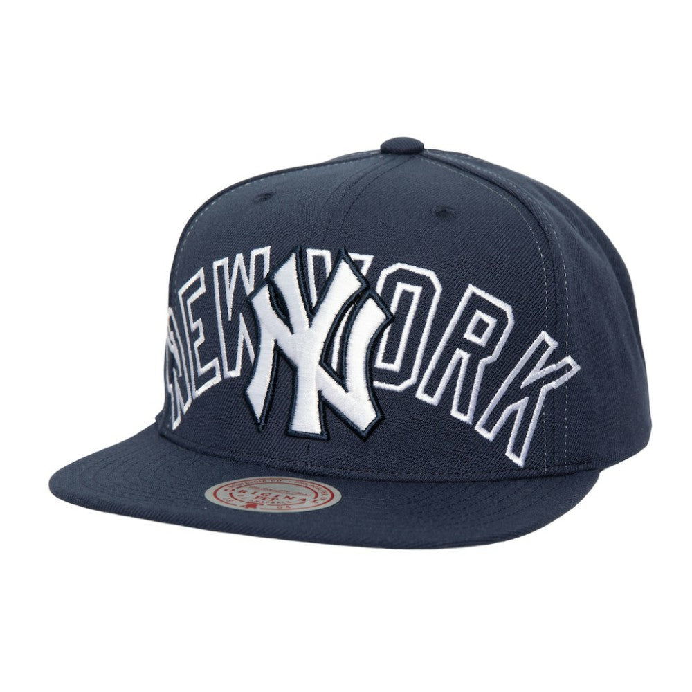 New York Yankees Mitchell & Ness Full Frontal Snapback Hat Clearance
