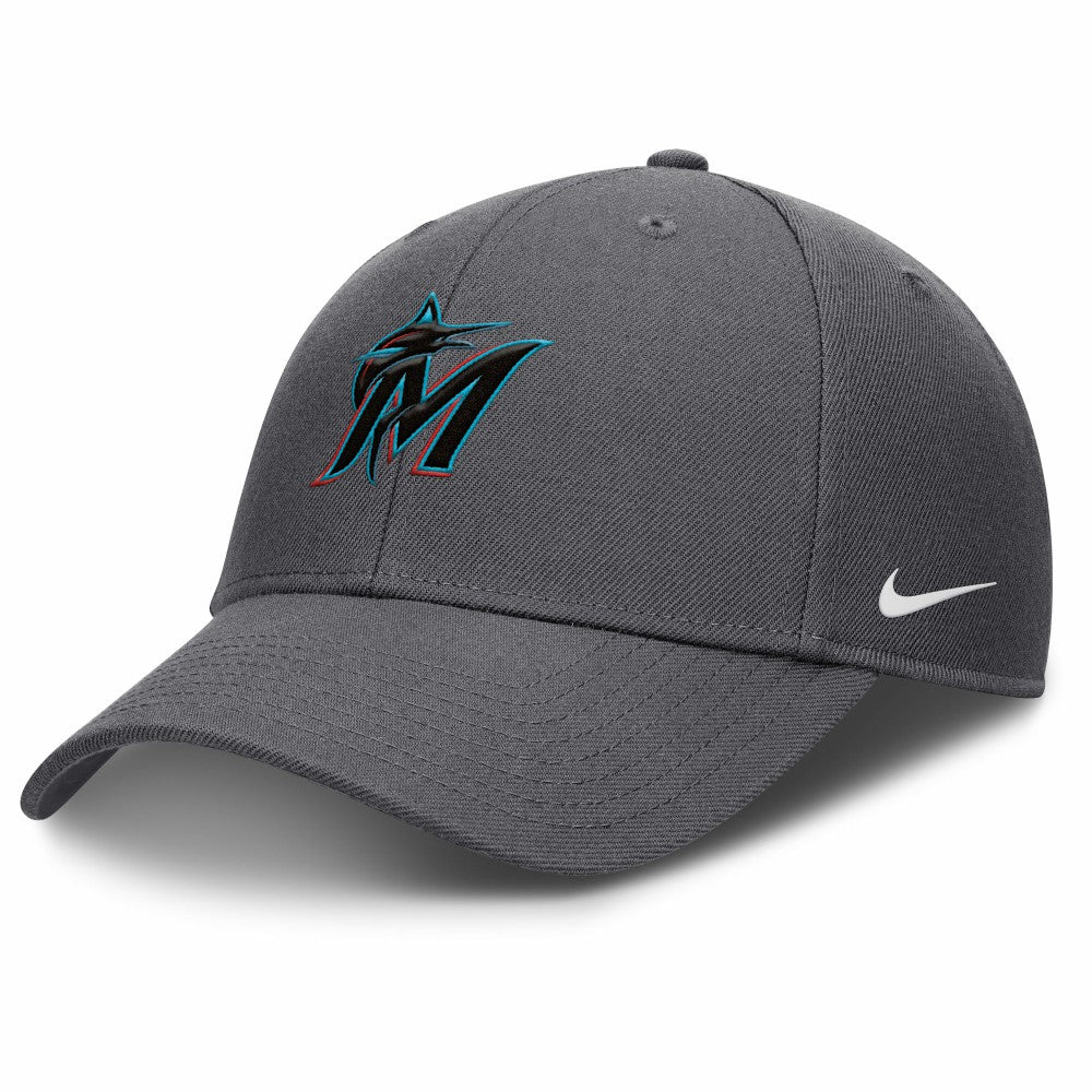 Miami Marlins Nike Club Performance Adjustable Hat discount