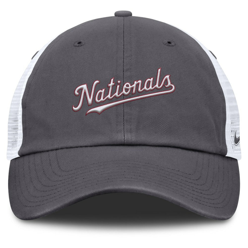 Washington Nationals Nike Wordmark Club Adjustable Trucker Hat Online