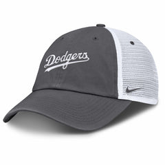 Los Angeles Dodgers Nike Wordmark Club Adjustable Trucker Hat Lifestyle