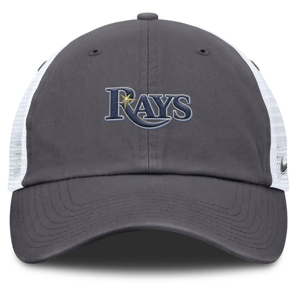 Tampa Bay Rays Nike Wordmark Club Adjustable Trucker Hat Sale