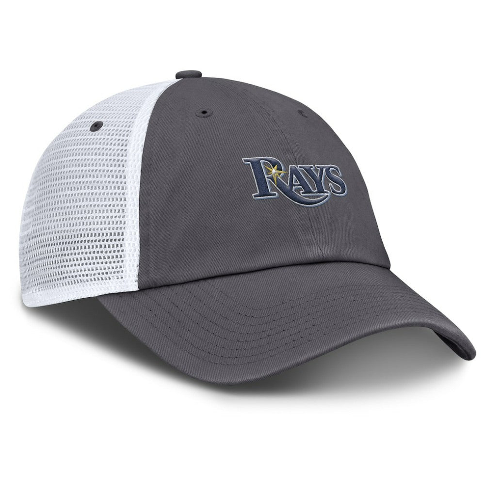 Tampa Bay Rays Nike Wordmark Club Adjustable Trucker Hat Sale