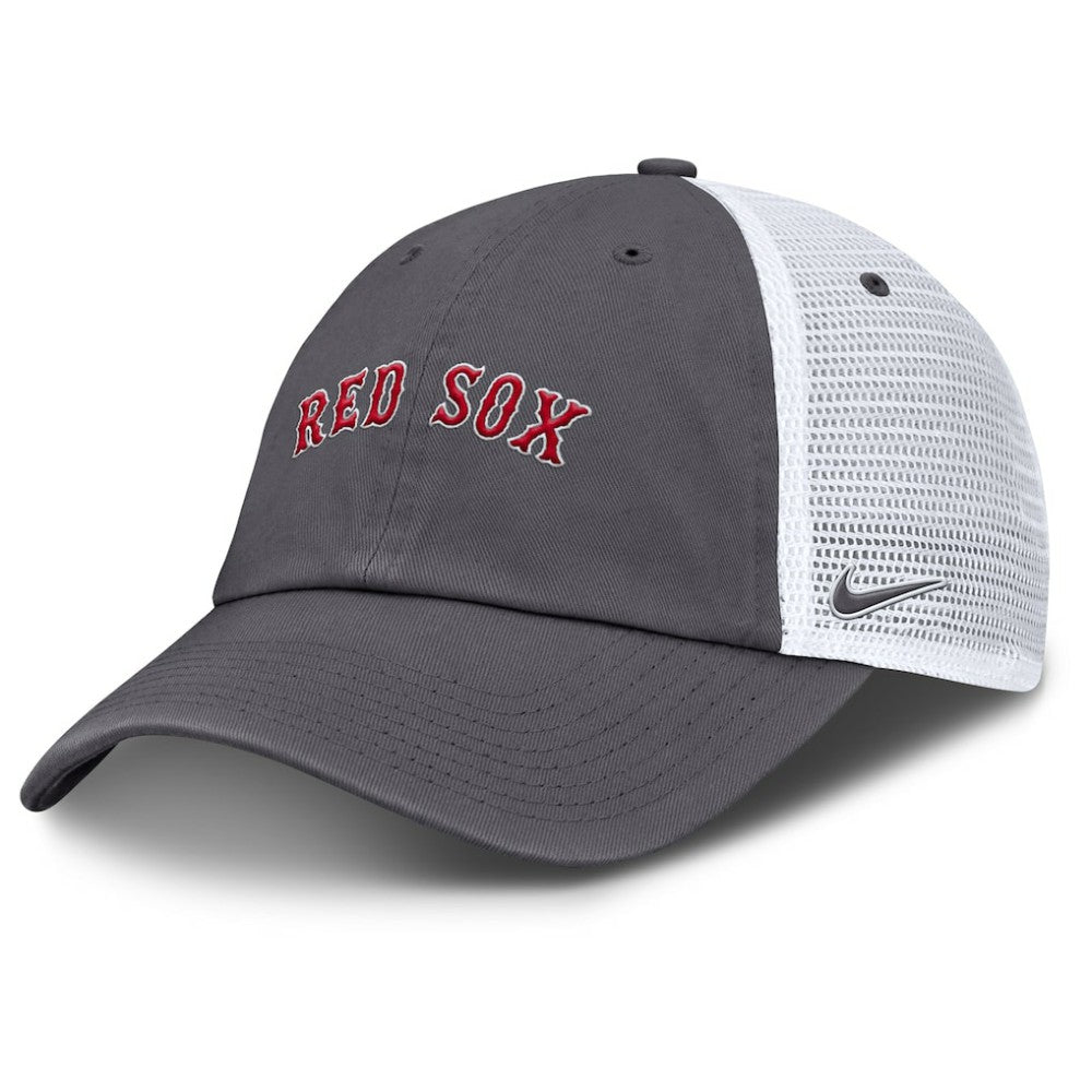 Boston Red Sox Nike Wordmark Club Adjustable Trucker Hat Lifestyle