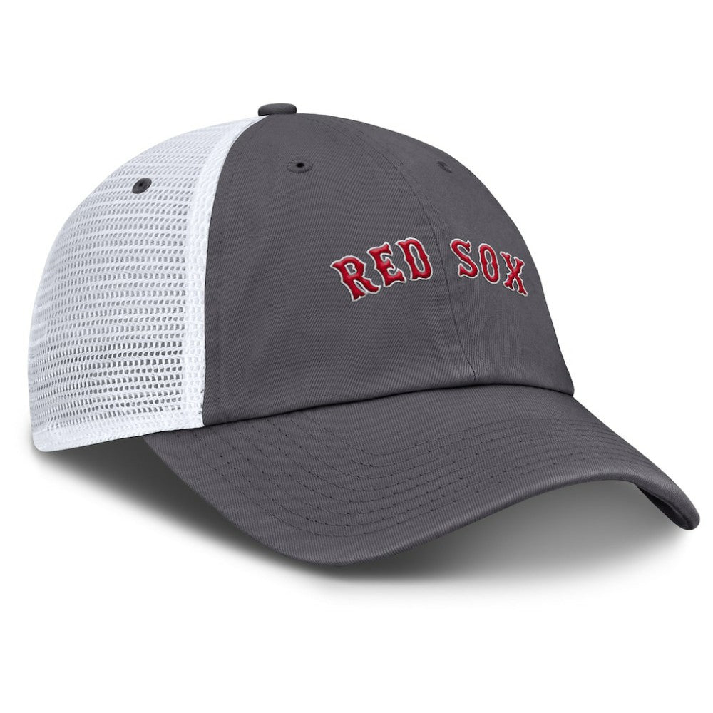 Boston Red Sox Nike Wordmark Club Adjustable Trucker Hat Lifestyle