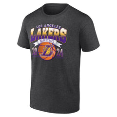 NBA - Los Angeles Lakers Fast Break Finisher T-Shirt - Charcoal