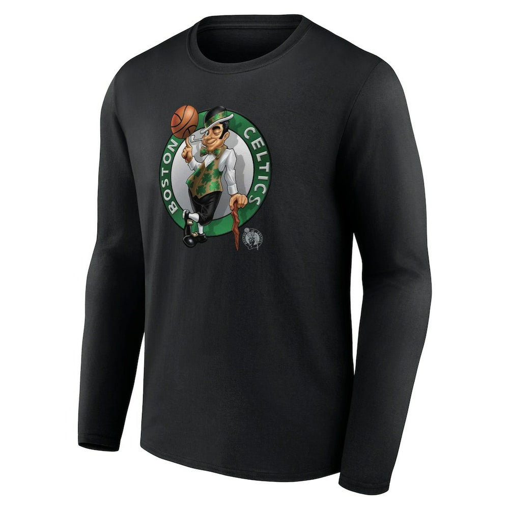 NBA - Boston Celtics Midnight Mascot Long Sleeve T-Shirt - Black