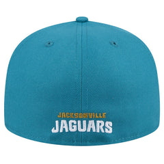 Jacksonville Jaguars New Era Throwback Logo Omaha 59FIFTY Fitted Hat Teal - NFL