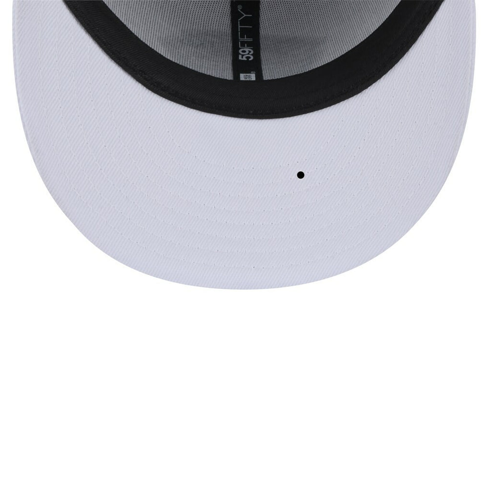 Jacksonville Jaguars New Era Throwback Logo Omaha 59FIFTY Fitted Hat White - NFL