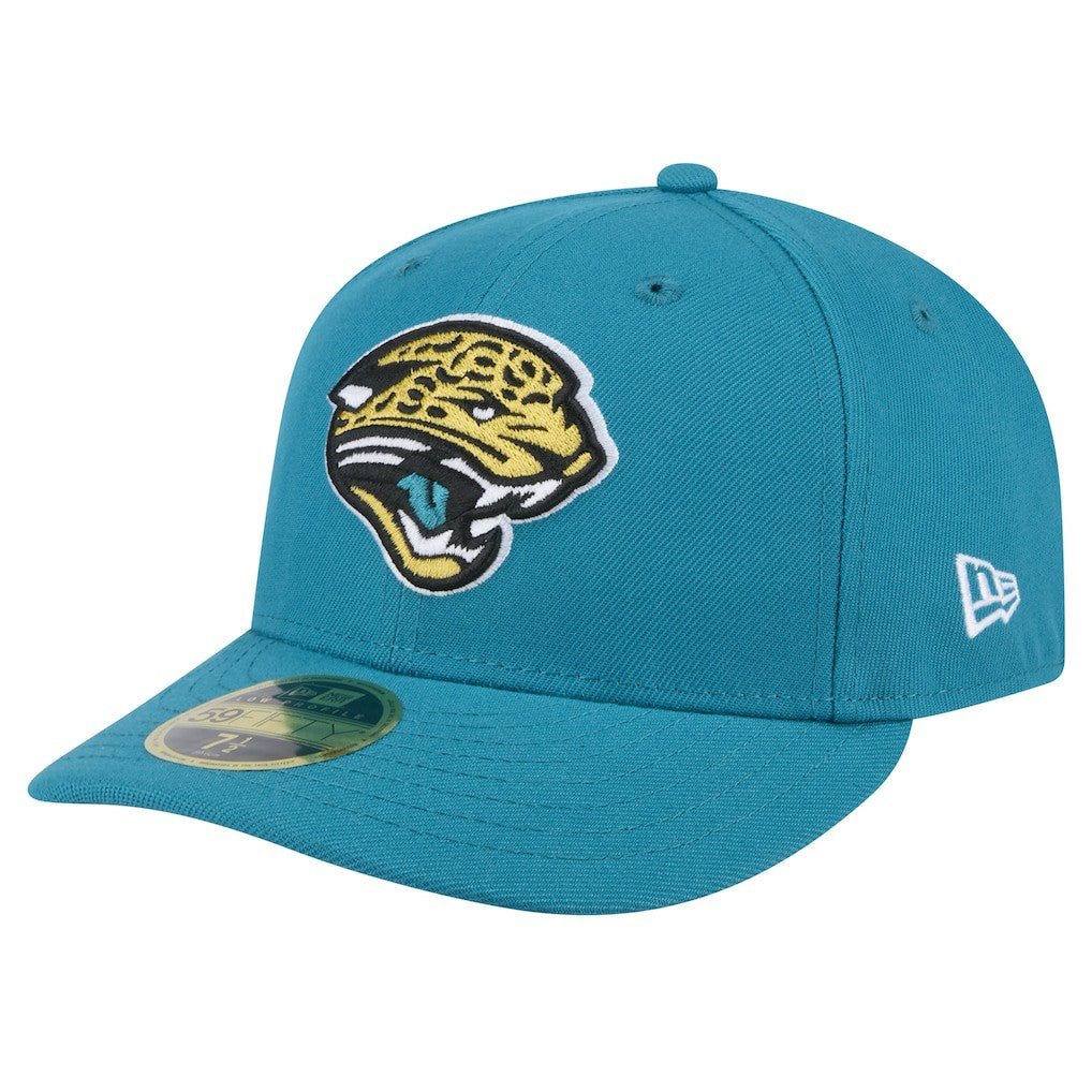 Jacksonville Jaguars New Era Throwback Logo Omaha Low Profile 59FIFTY Fitted Hat Teal - NFL