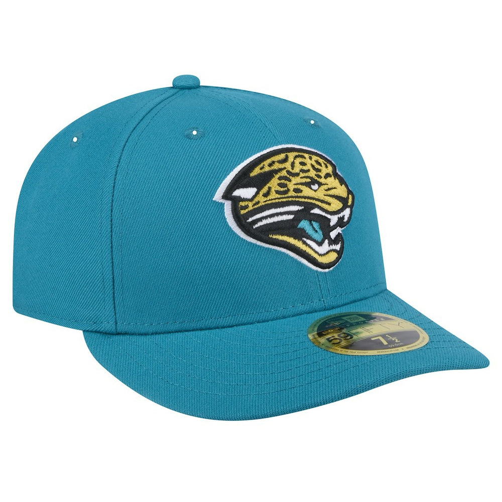 Jacksonville Jaguars New Era Throwback Logo Omaha Low Profile 59FIFTY Fitted Hat Teal - NFL