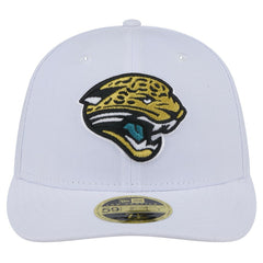 Jacksonville Jaguars New Era Throwback Logo Omaha Low Profile 59FIFTY Fitted Hat White - NFL