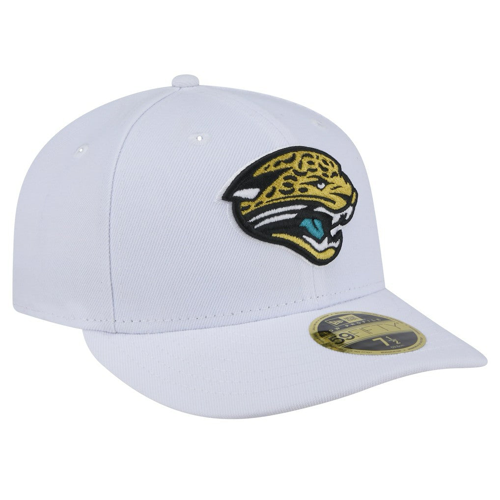 Jacksonville Jaguars New Era Throwback Logo Omaha Low Profile 59FIFTY Fitted Hat White - NFL