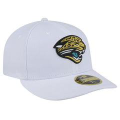Jacksonville Jaguars New Era Throwback Logo Omaha Low Profile 59FIFTY Fitted Hat White - NFL