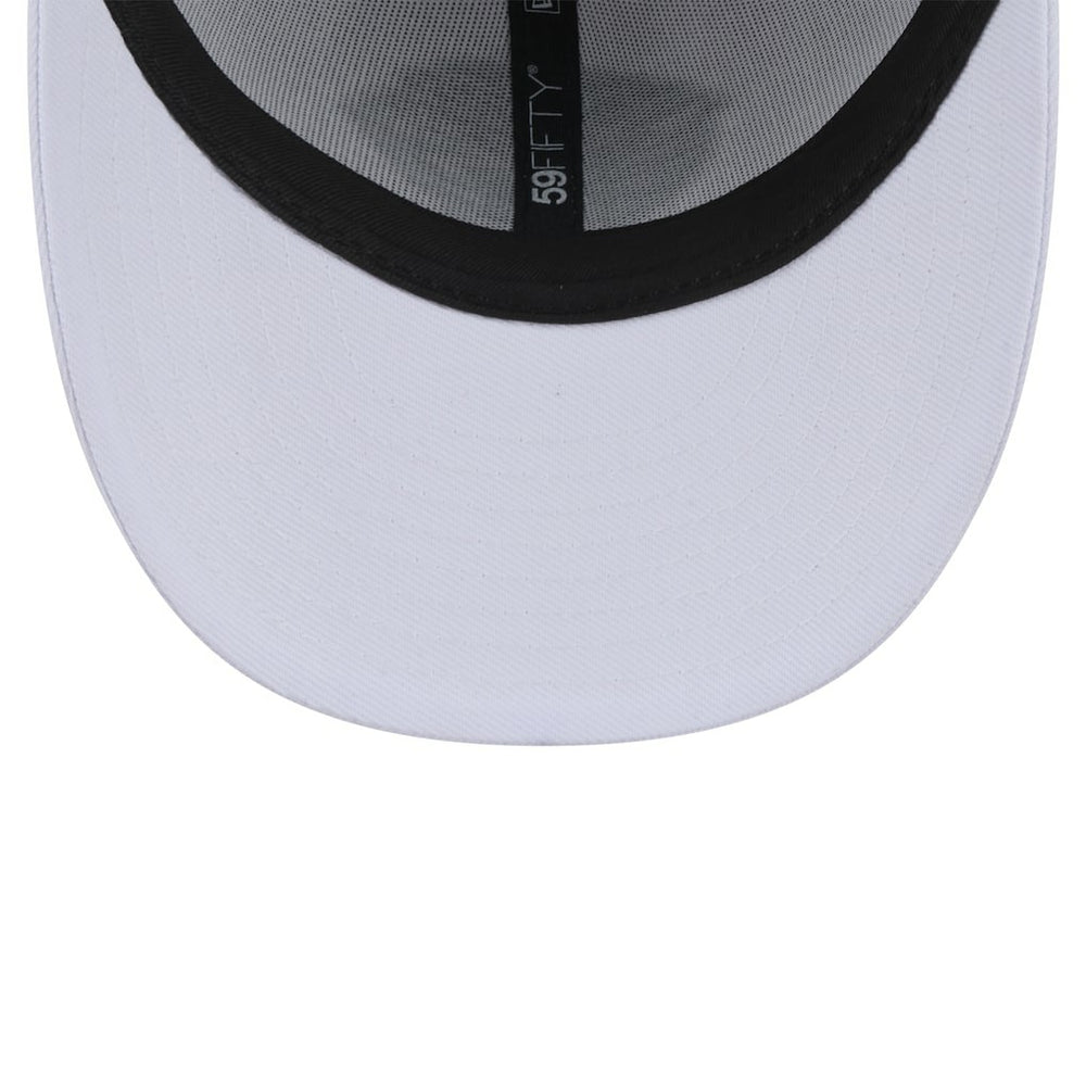 Jacksonville Jaguars New Era Throwback Logo Omaha Low Profile 59FIFTY Fitted Hat White - NFL