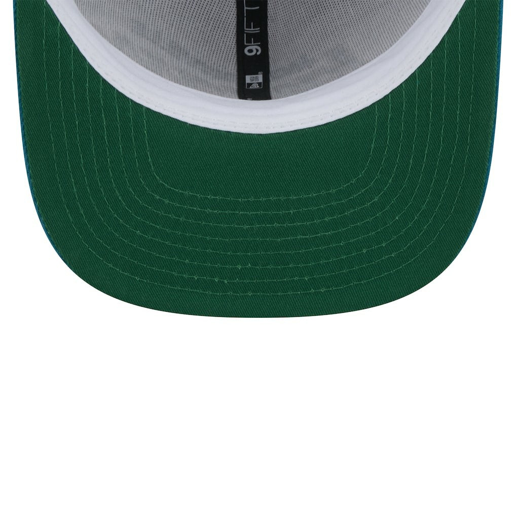 Jacksonville Jaguars New Era Throwback Sparky Original Fit 9FIFTY Snapback Hat White/Teal - NFL