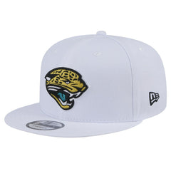 Jacksonville Jaguars New Era Throwback Logo Standard 9FIFTY Snapback Hat White - NFL