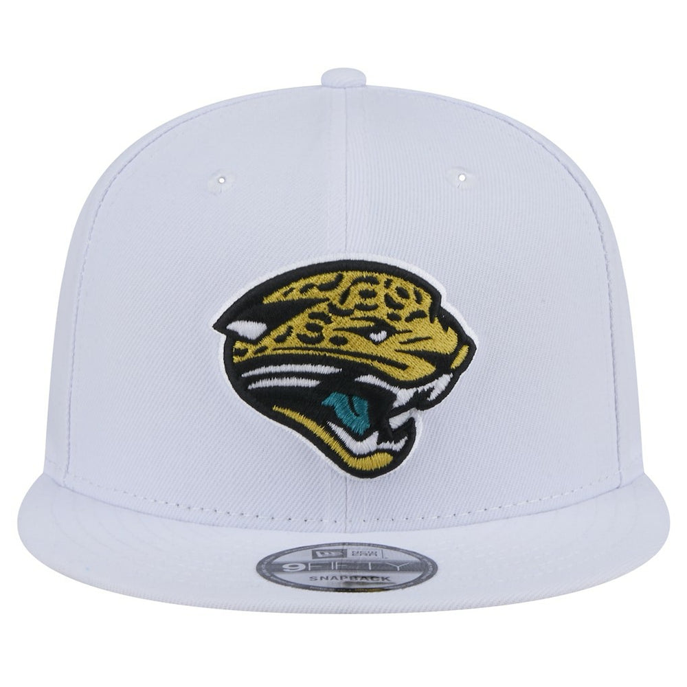 Jacksonville Jaguars New Era Throwback Logo Standard 9FIFTY Snapback Hat White - NFL