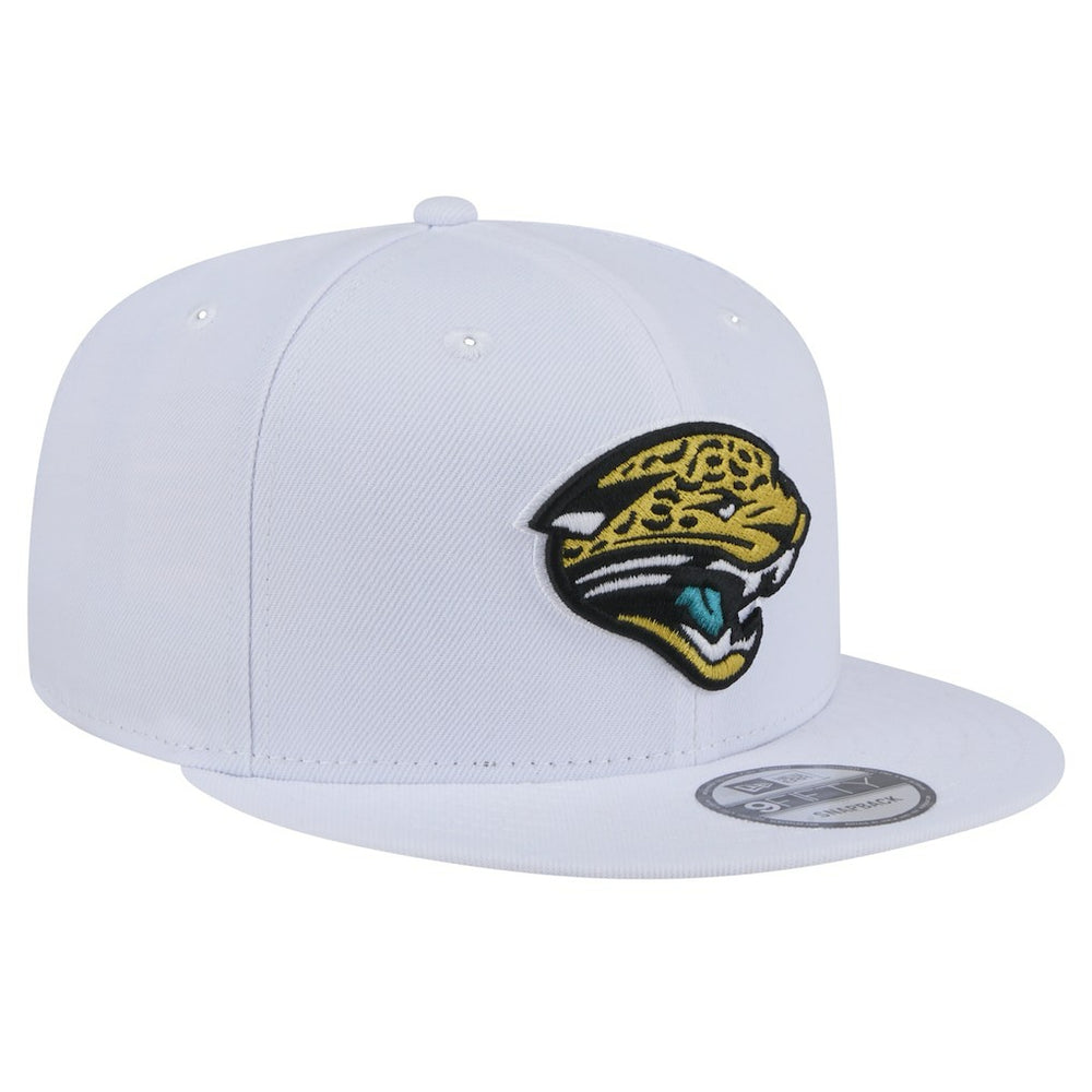 Jacksonville Jaguars New Era Throwback Logo Standard 9FIFTY Snapback Hat White - NFL