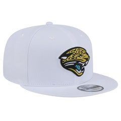 Jacksonville Jaguars New Era Throwback Logo Standard 9FIFTY Snapback Hat White - NFL