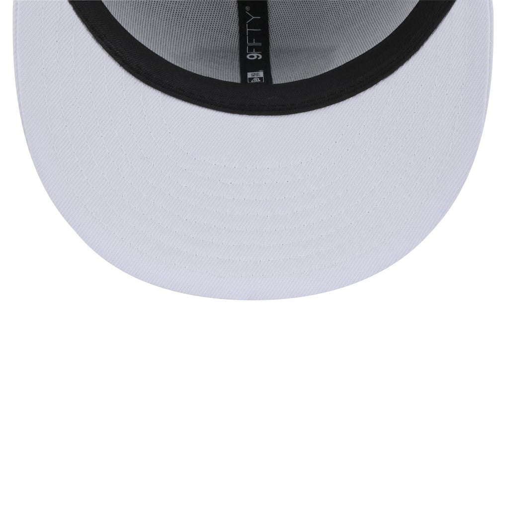 Jacksonville Jaguars New Era Throwback Logo Standard 9FIFTY Snapback Hat White - NFL
