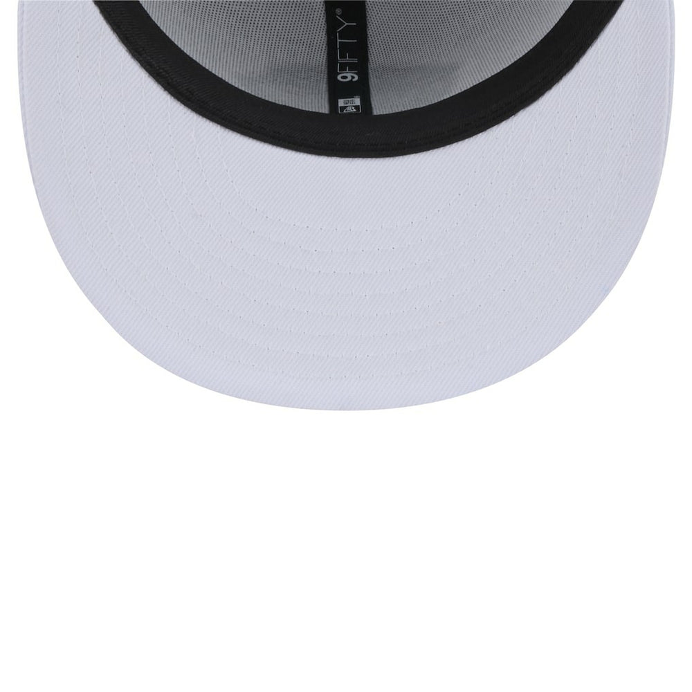 Jacksonville Jaguars New Era Throwback Logo Standard 9FIFTY Snapback Hat White - NFL