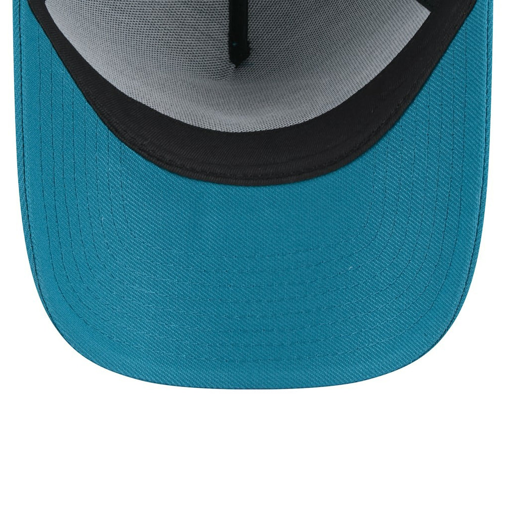 Jacksonville Jaguars New Era Throwback Logo Standard A-Frame 9FORTY Adjustable Hat Teal - NFL
