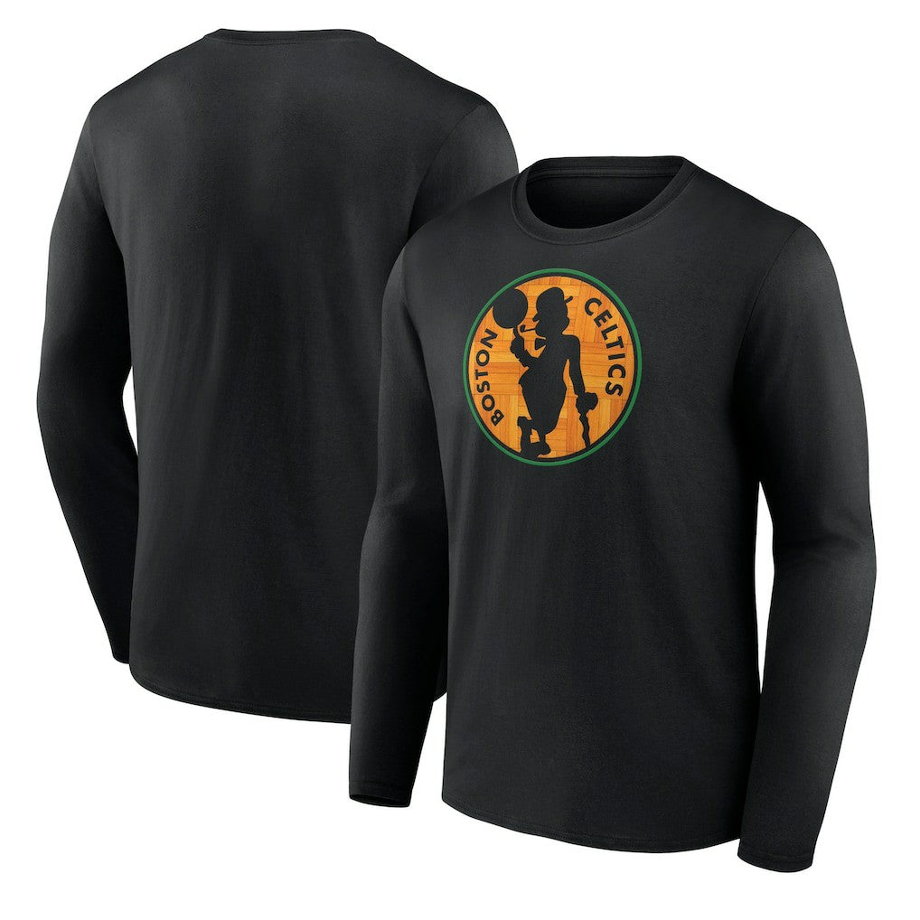 NBA - Boston Celtics Hardwood Long Sleeve T-Shirt - Black