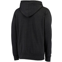 Detroit Lions Majestic Threads Raglan Tri-Blend Pullover Hoodie Black - NFL