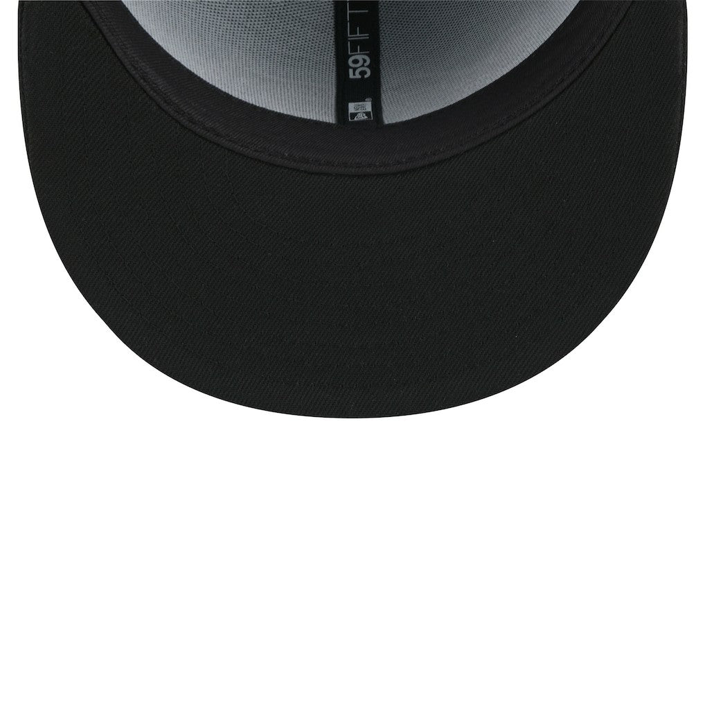 Jacksonville Jaguars New Era Throwback Crawl Flipside Two-Tone 59FIFTY Fitted Hat Teal/Black - NFL