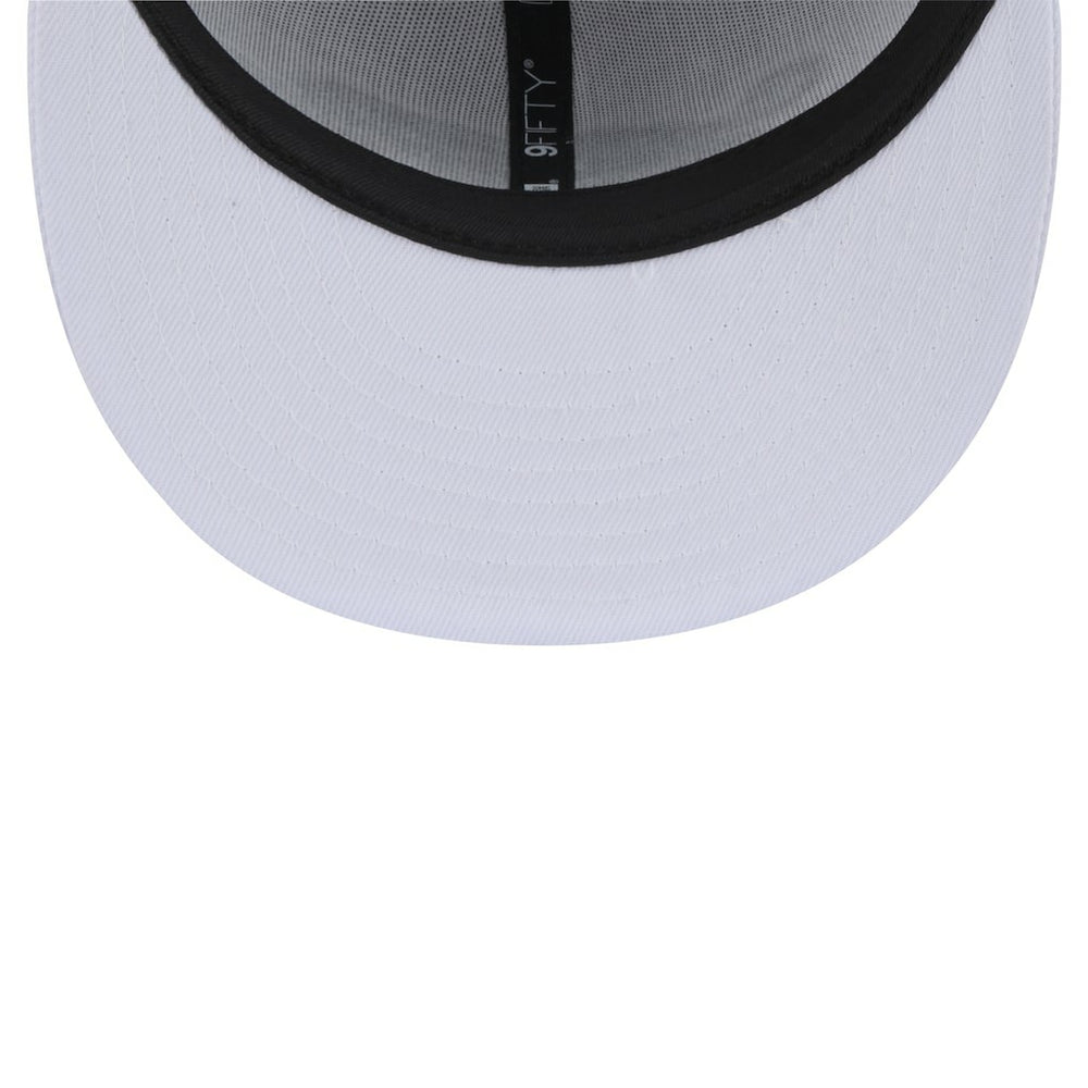 Jacksonville Jaguars New Era Throwback Crawl Standard 9FIFTY Snapback Hat White - NFL