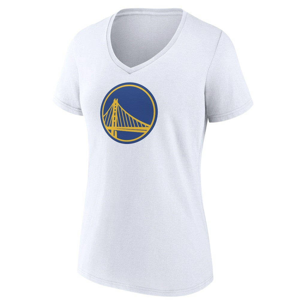 NBA - Golden State Warriors Women's Alternate Logo V-Neck T-Shirt - White