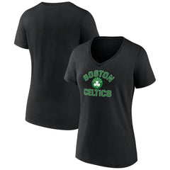 NBA - Boston Celtics Women's Overtime V-Neck T-Shirt - Black