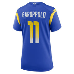 Jimmy Garoppolo Los Angeles Rams Women's Team Game Jersey Royal - Nike
